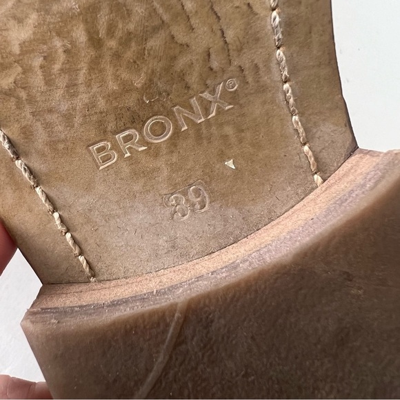 Bronx Oxford Style Lace Up Shoes Open Netting lace like neutral vintage vibes - Picture 6 of 8